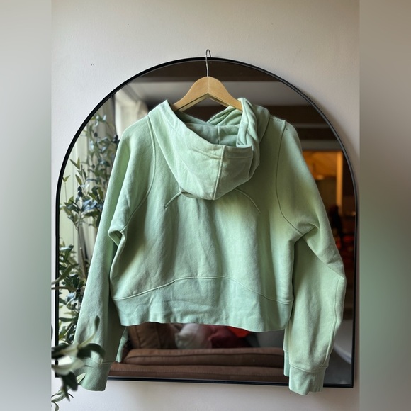 LULULEMON | loungefull cropped hoodie creamy mint | size 8-10 - Picture 4 of 5